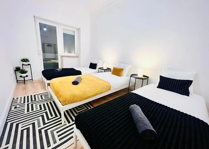 Luxury Rooms In Central Lisbon, Perfect For Tourists